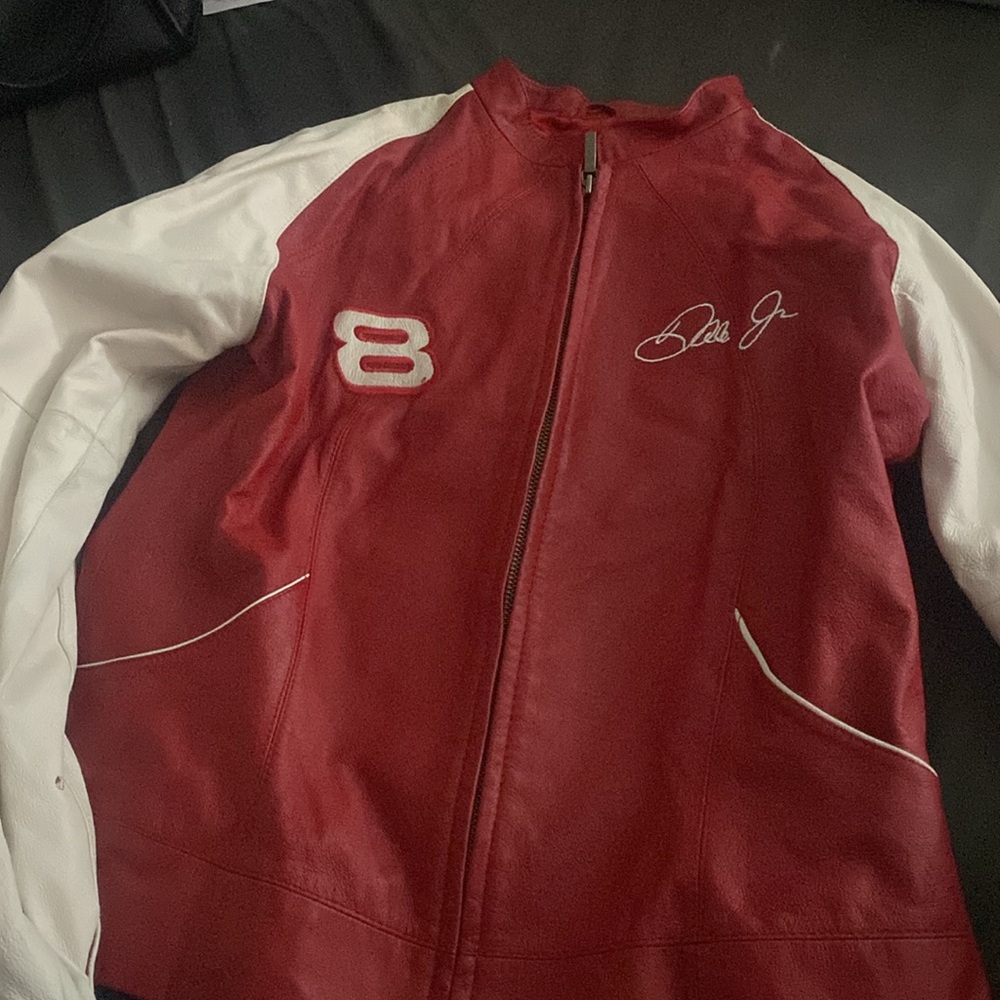 Dale Earnhart Jr leather womens jacket